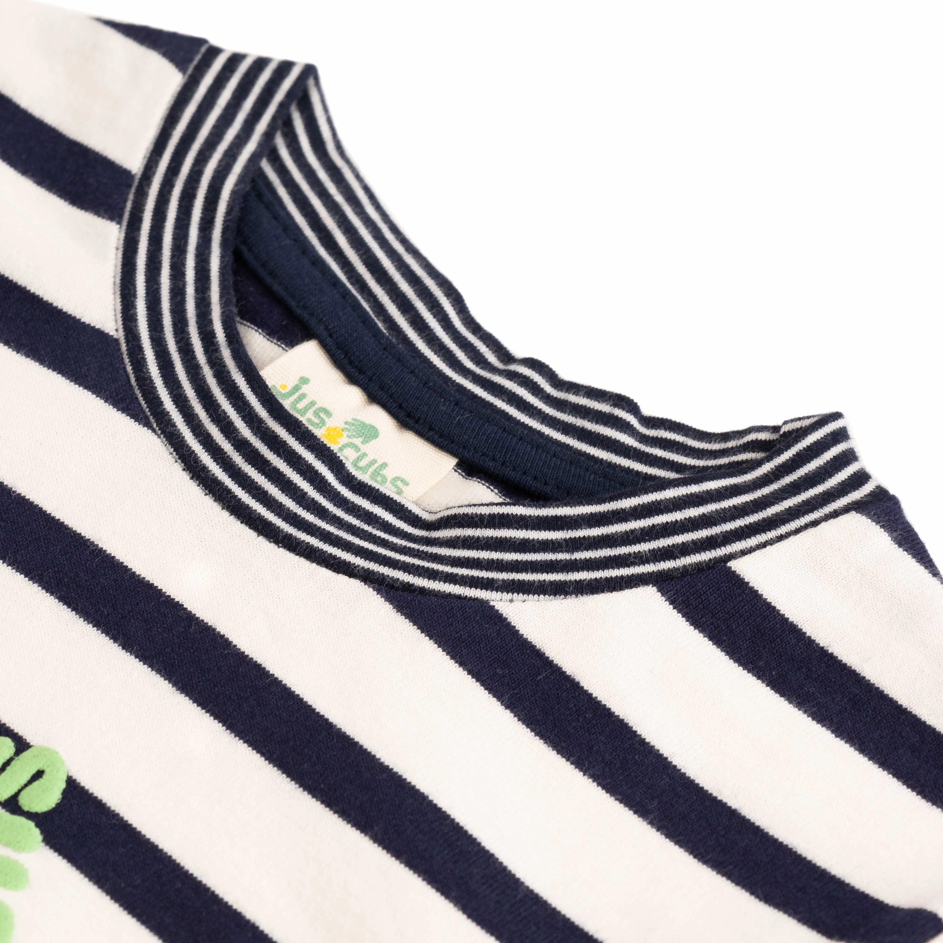 Boys' Striped Long-Sleeve T-Shirt with Superstar Print