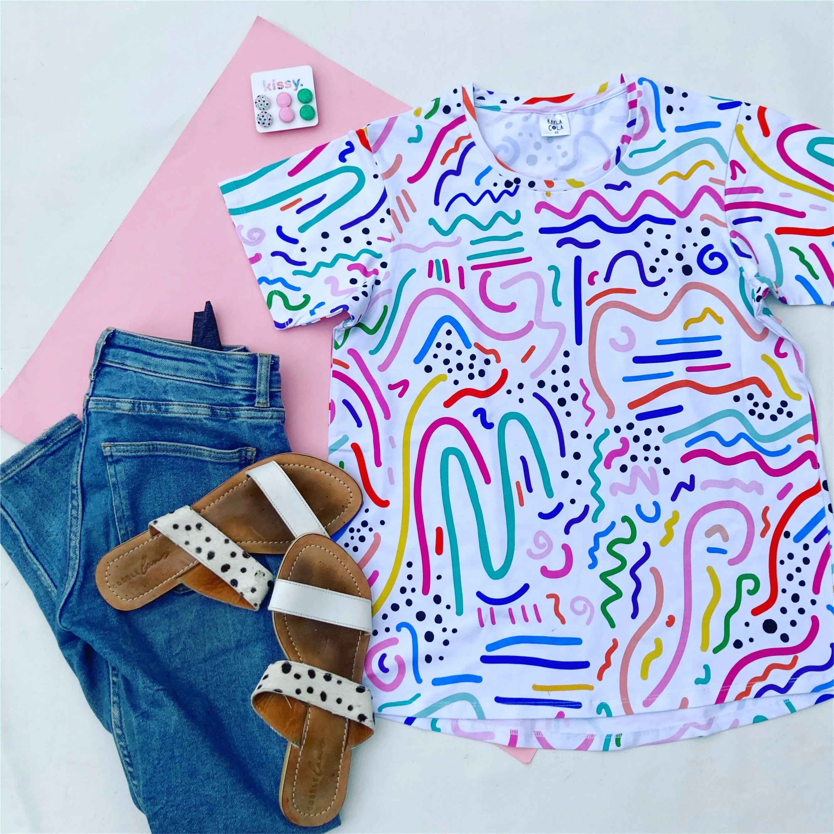 Go With The Flow Everyday Tee White