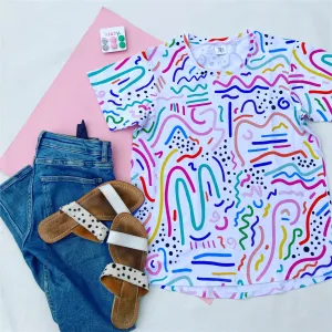 Go With The Flow Everyday Tee White