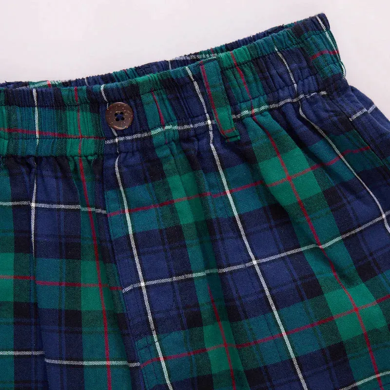 Green Tartan Boys Jackson Pant