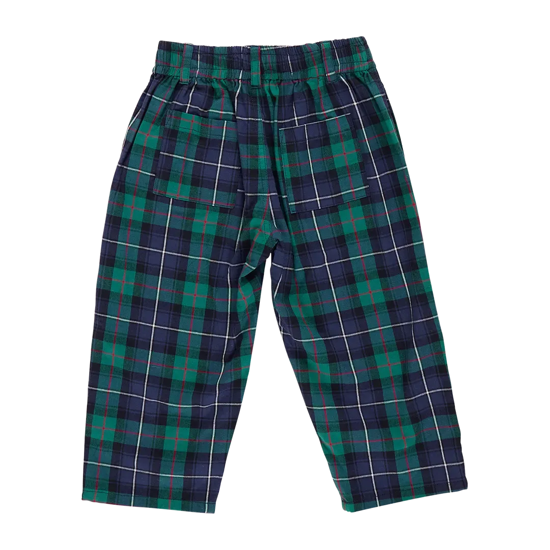 Green Tartan Boys Jackson Pant