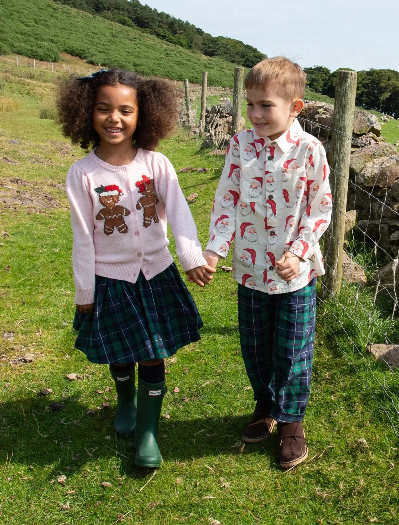 Green Tartan Boys Jackson Pant