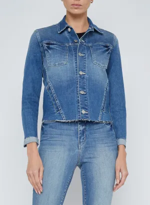 L'Agence Janelle Slim Raw Jacket - Ithaca