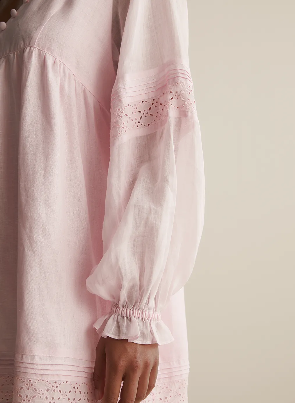 Lillian Linen Ramie Mini Dress | Blossom