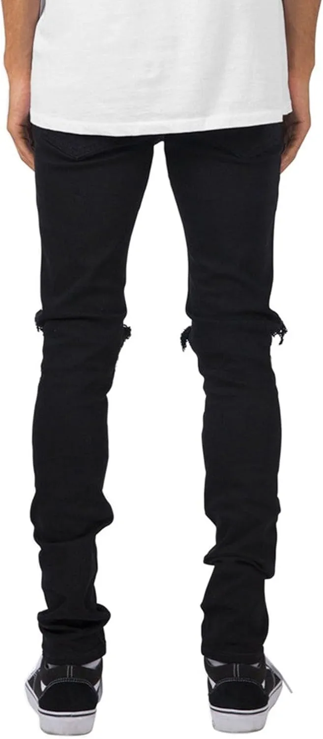 Men's Slim Fit Jeans Men's Ripped Skinny Jeans Stylish Straight Comfortable Stretch Motorcycle Work Jeans