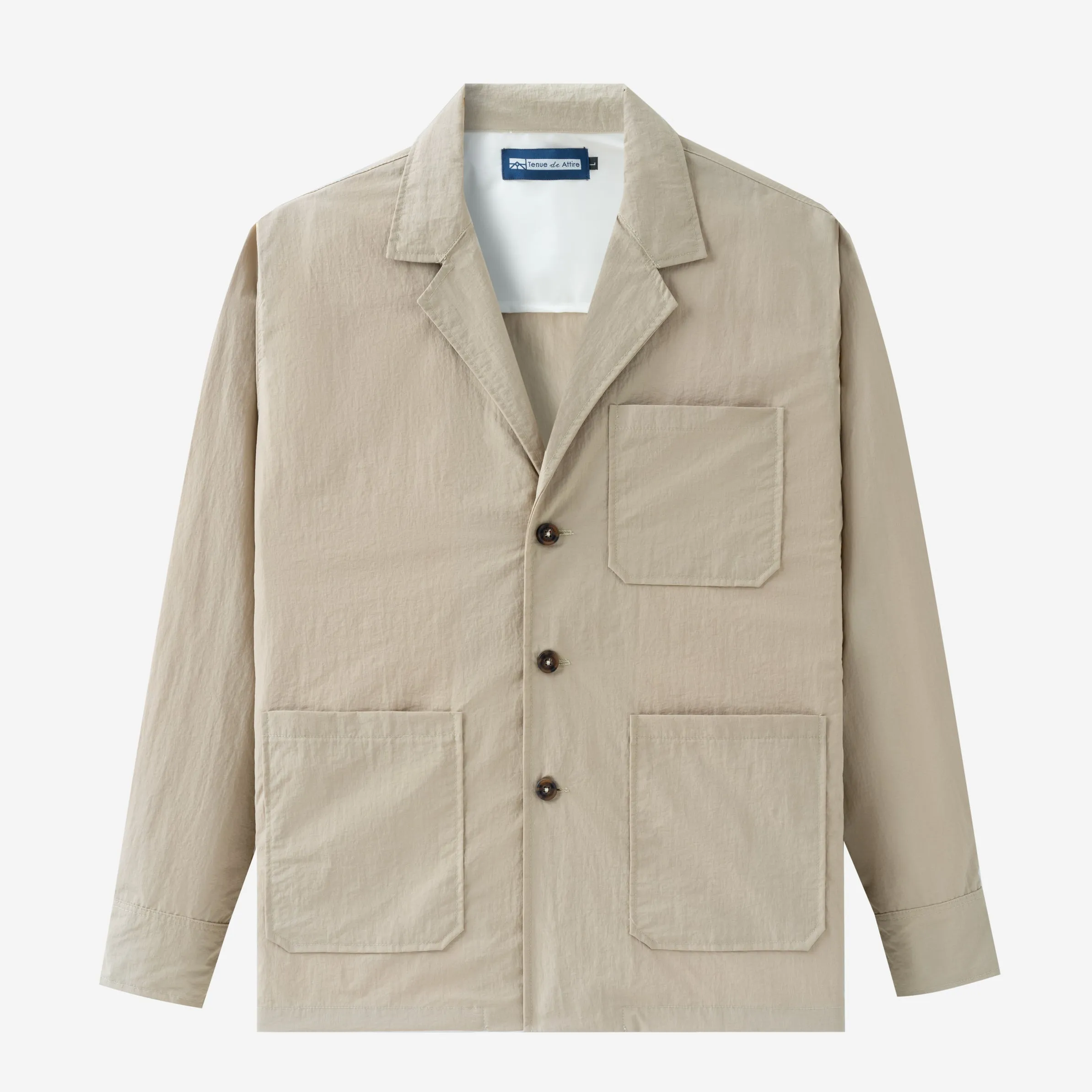 Metro Spectrum Long Blazer - Khaki