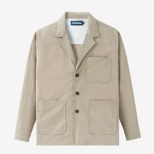 Metro Spectrum Long Blazer - Khaki