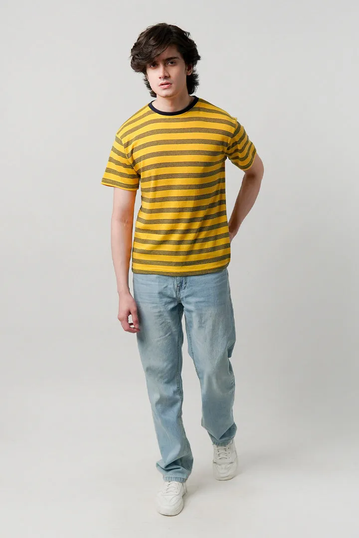 Striped T-Shirt - Yellow