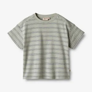 T-Shirt S/S Tommy - sea mist stripe
