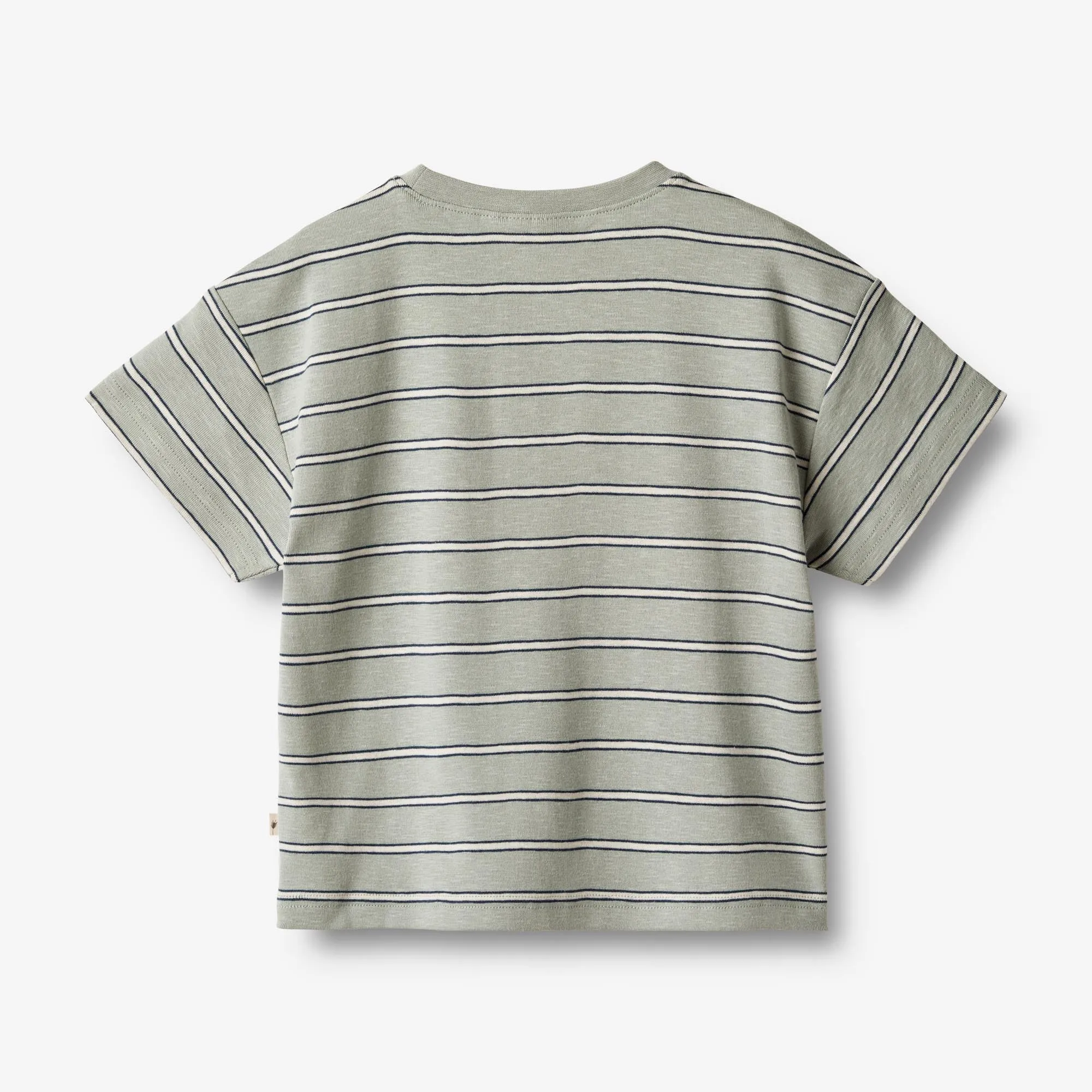 T-Shirt S/S Tommy - sea mist stripe