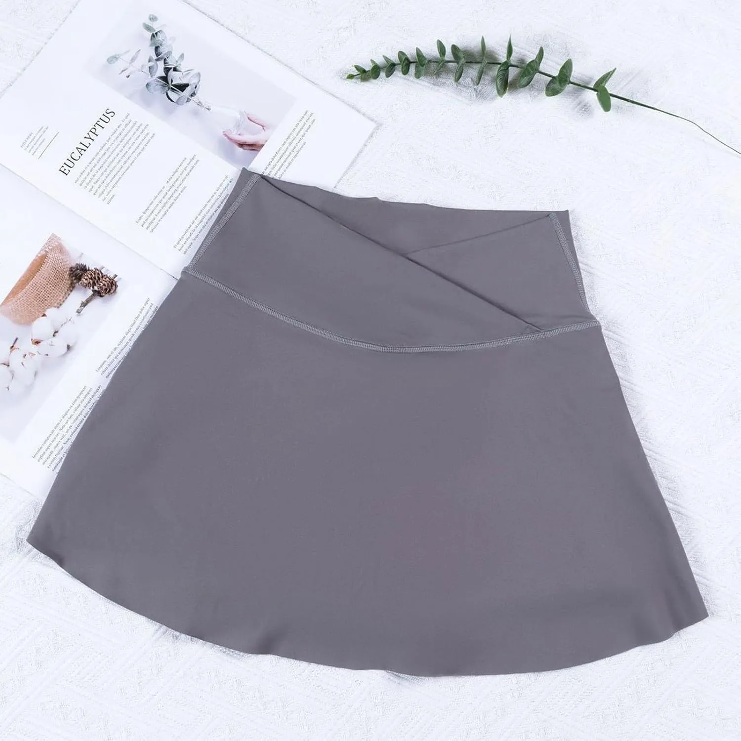 Tennis Skirt for Women Summer High Waist Tiered Golf Mini Skort Built-in Shorts