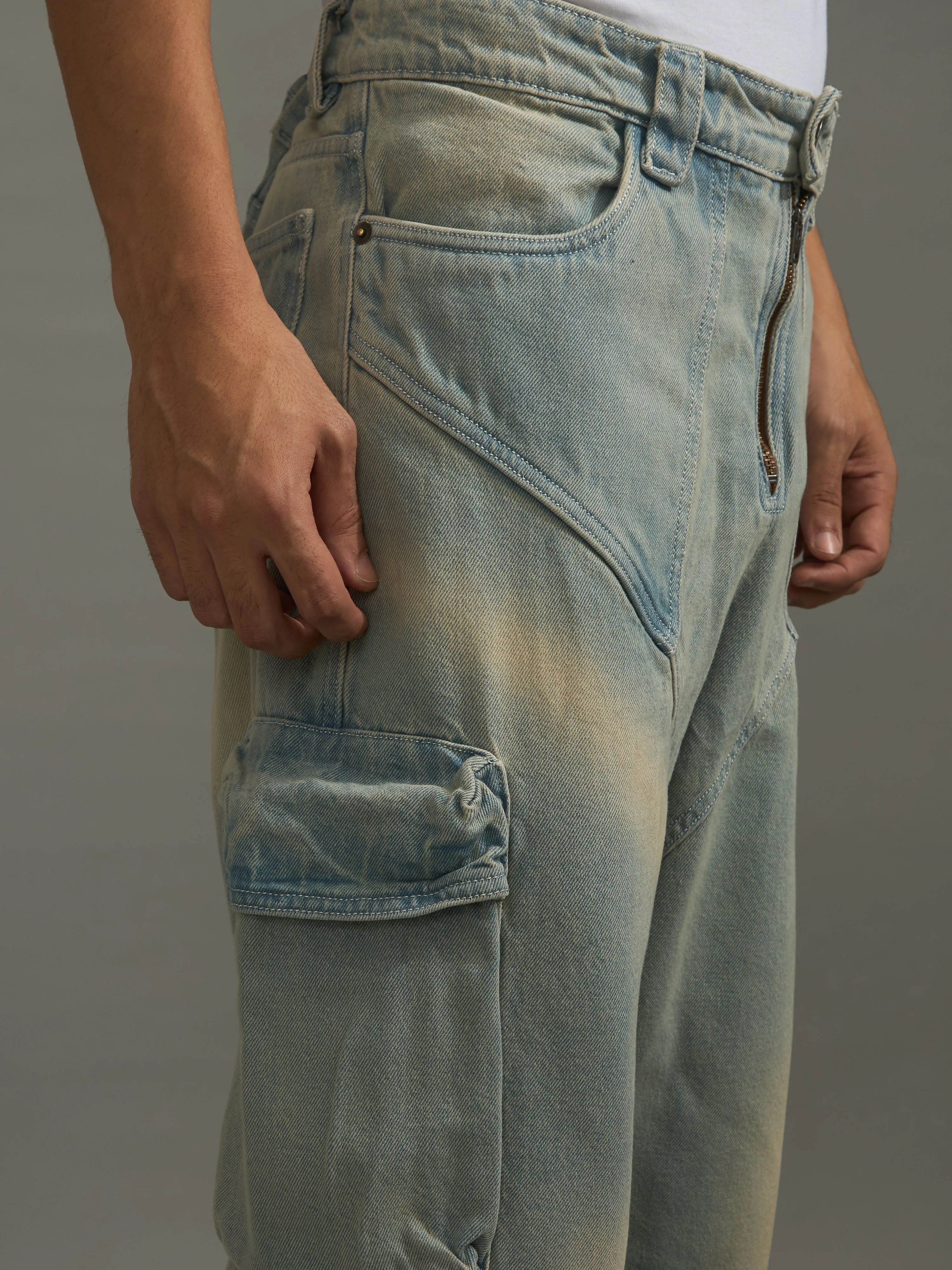Vinnie - Cargo Jean - Blue
