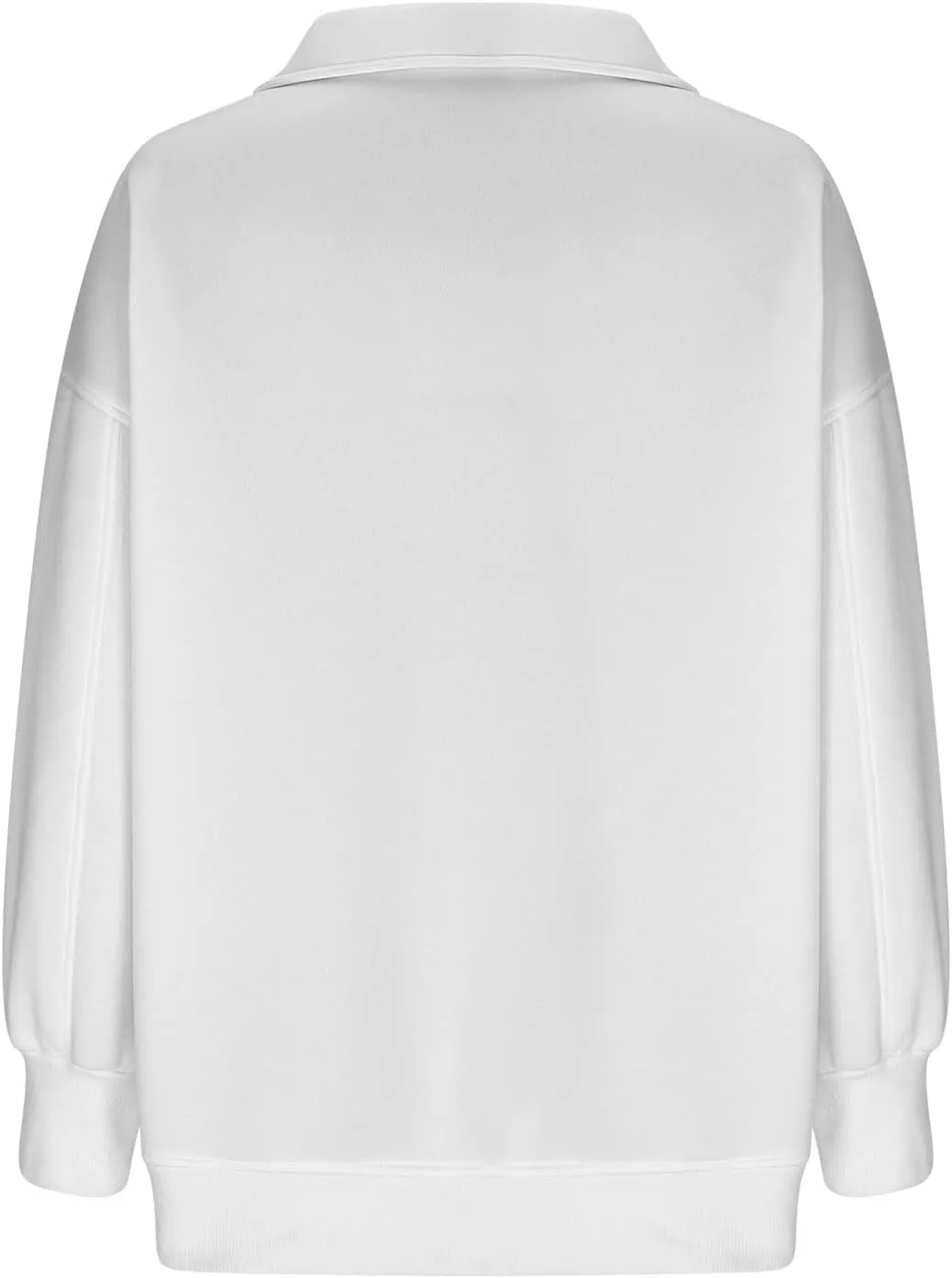Women's Oversized Quarter Half Zip Hoodies Sweatshirt,2024 Winter V Neck Long Sleeve Pullover Tunic Trendy Clothes